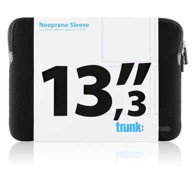 Funky trunks PC rukav za prtljažnik 13,3", TR-PC13-BLK, crna